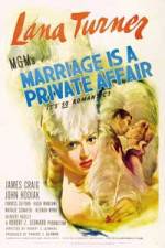 Watch Marriage Is a Private Affair 0123movies