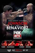 Watch UFC On Fox Johnson vs Benavidez II 0123movies