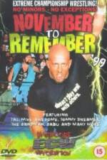 Watch ECW - November To Remember '99 0123movies