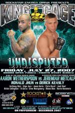 Watch King of the cage Undisputed 0123movies