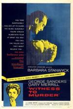 Watch Witness to Murder 0123movies