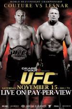 Watch UFC 91 Couture vs Lesnar 0123movies