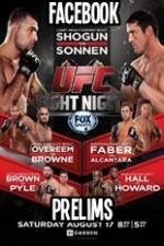 Watch UFC Fight Night 26 Facebook Prelims 0123movies