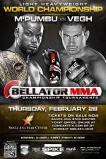 Watch Bellator 91 Christian M�Pumbu vs. Attila Vegh 0123movies